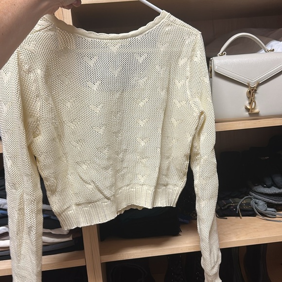 Loveshackfancy cropped Venice cardigan. - Picture 5 of 5